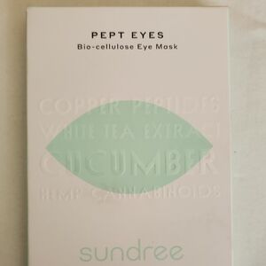 Pept Eyes Bio-cellulose Eye Mask - White and Mint